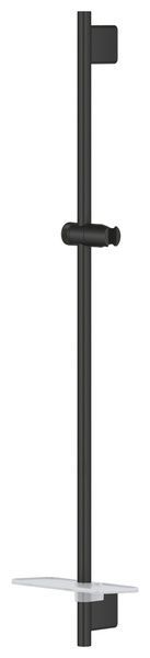 Душова штанга з поличкою 90 см GROHE RAINSHOWER 22125KF0, чорний матовий 94739 фото