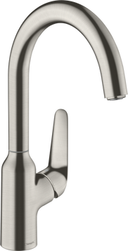 Смеситель для кухонной мойки HANSGROHE FOCUS M42 71802800, нержавеющая сталь 800003928 фото