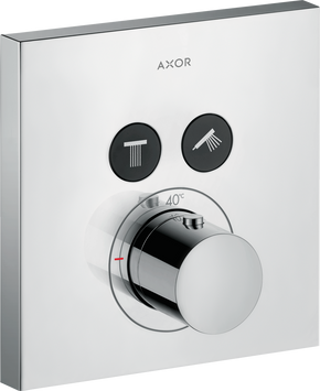 Термостат для 2 потребителей AXOR SHOWER SOLUTIONS 36715000, скрытого монтажа, квадратный 800004744 фото