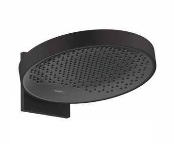 Верхний душ с настенным кронштейном HANSGROHE RAINFINITY 26230670, черный матовый 71021 фото