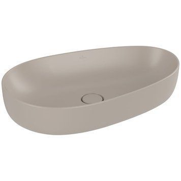 Умивальник на стільницю VILLEROY & BOCH ANTAO 4A7465AM, 65x40см, Ceramic Plus, бежевий 800005877 фото