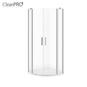 Душевая кабина полукруглая CERSANIT MODUO S162-009, 80x80x195, хром 80000001670 фото