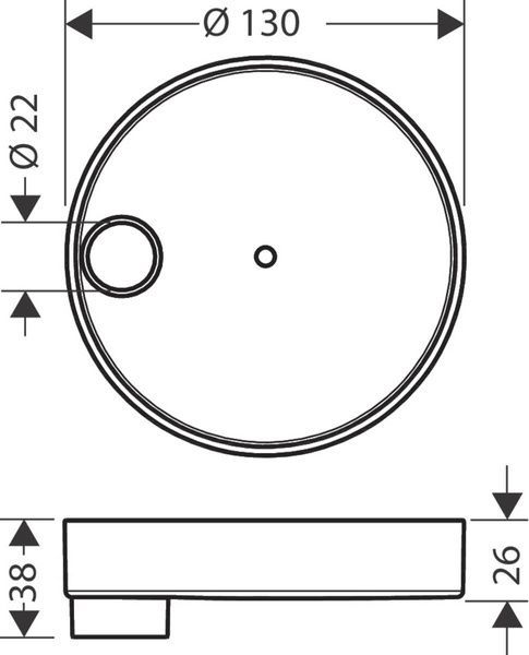 Мыльница HANSGROHE CASETTA 28679000 38606 фото