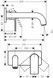 Смеситель для раковины настенный HANSGROHE VERNIS SHAPE 71578000 85500 фото 4