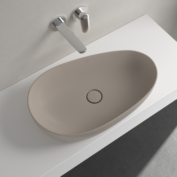 Умивальник на стільницю VILLEROY & BOCH ANTAO 4A7465AM, 65x40см, Ceramic Plus, бежевий 800005877 фото