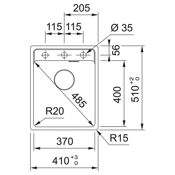 Кухонна мийка FRANKE MARIS MRG 610-37 TL 114.0668.863, бежевий 800006818 фото