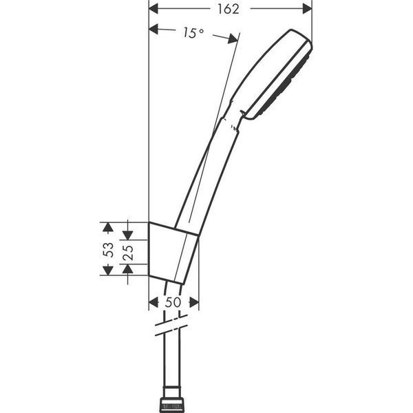 Гарнитур душевой HANSGROHE MYCLUB 26762400, белый 51844 фото