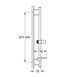 Душова штанга з поличкою 90 см GROHE RAINSHOWER 22125KF0, чорний матовий 94739 фото 3