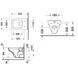 Унитаз подвесной DURAVIT D-CODE 25700900002, Rimless 800006218 фото 3