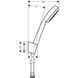 Гарнитур душевой HANSGROHE MYCLUB 26762400, белый 51844 фото 2