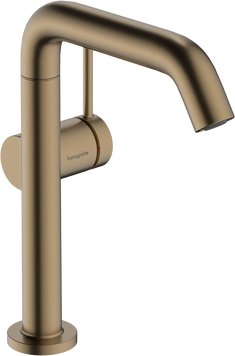 Смеситель для раковины с донным клапаном HANSGROHE TECTURIS S 73360140, бронза сатин 800004087 фото