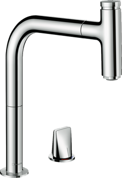 Смеситель для кухонной мойки HANSGROHE METRIS SELECT M71 73804000 75649 фото