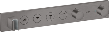 Модуль термостата AXOR SHOWER SOLUTIONS 18357340, Select 600/90, для 4 потребителей, скрытого монтажа, черный 800005016 фото