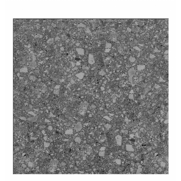 Керамическая плитка INSPIRO Terrazzo Dark Grey TR605, 600x600 80439 фото