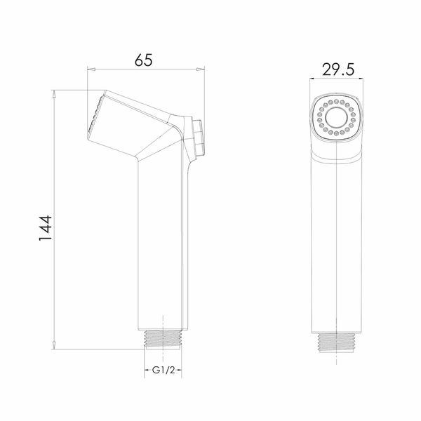 Гигиенический душ IMPRESE f03700101BC 84173 фото