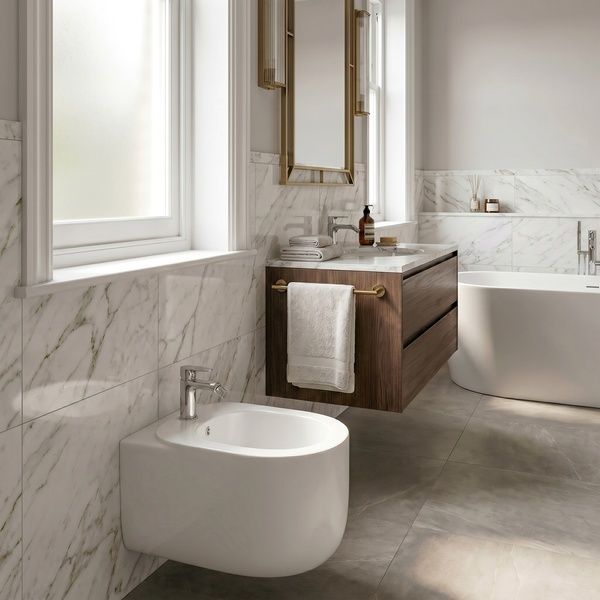 Біде підлогове DiMARCO KATHERINA DM2D006WH, білий глянсовий 95352 фото