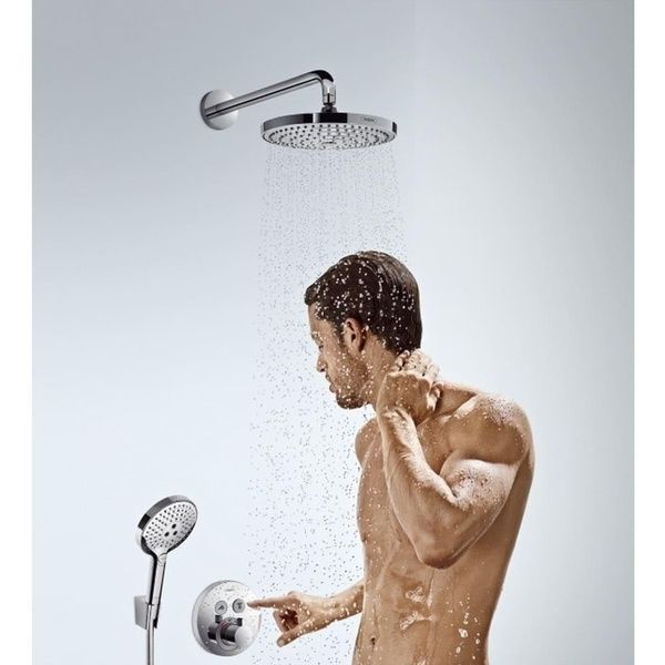 Змішувач прихованого монтажу з термостатом HANSGROHE SHOWER SELECT S 15743000+01800180 53140 фото