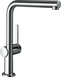 Смеситель для кухни с выдвижным изливом HANSGROHE TALIS 72808000, хром 74122 фото 1