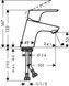 Смеситель для раковины HANSGROHE FOCUS 31604000 36987 фото 2