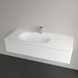 Умивальник накладний VILLEROY & BOCH ANTAO 4A77LBR1, 120x50см, з прихованим переливом, з отвором під змішувач, Ceramic Plus, білий глянсовий 800005736 фото 3