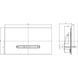 Клавиша смыва VILLEROY & BOCH VICONNECT INSTALLATION SYSTEMS 922169AN, E300, черный матовый 83150 фото 3
