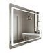 Дзеркало прямокутне з підсвіткою, підігрівом і годинником 100Х80 IMPRESE MALSE m08604500MB 102480 фото 1