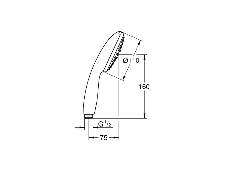 Лейка ручного душа GROHE TEMPESTA 110 27852003 95711 фото