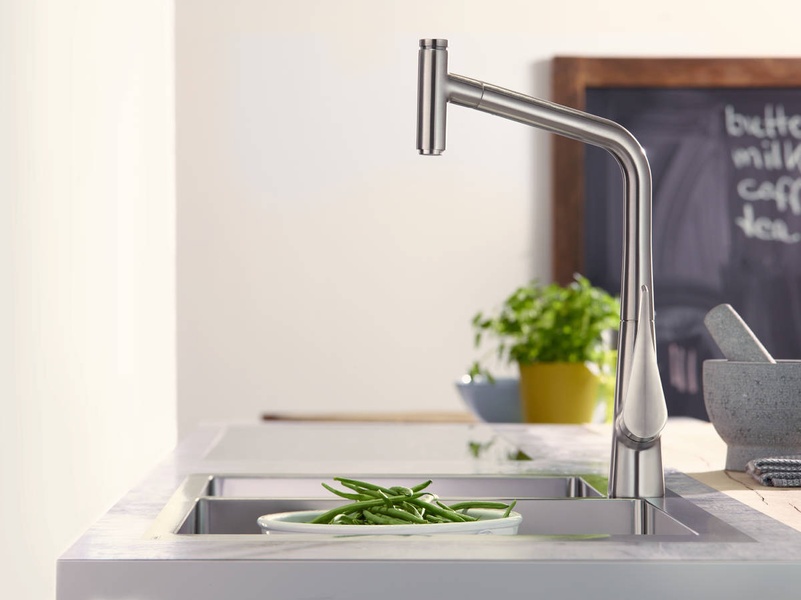 Мойка для кухни HANSGROHE S71 43309800, нержавеющая сталь 67899 фото