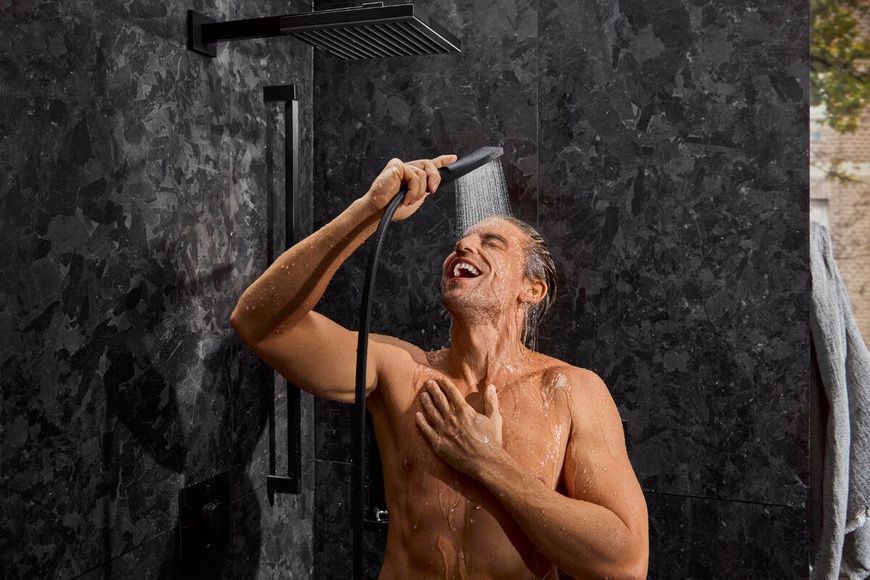 Душовий набір зі штангою HANSGROHE PULSIFY E 24381670, чорний матовий 800003787 фото