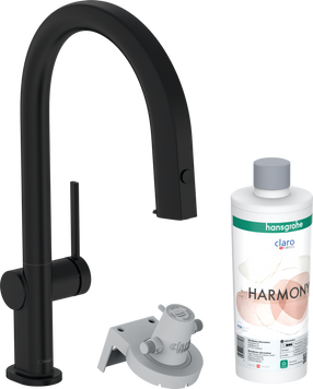 Смеситель для кухонной мойки HANSGROHE AQITTURA M91 76801670, черный матовый 800003938 фото