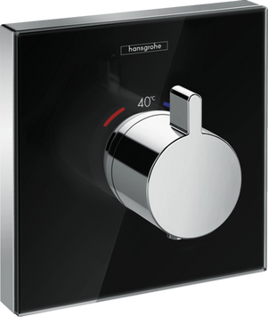 Термостат для душа стеклянный HANSGROHE SHOWERSELECT 15734600, черный 53811 фото