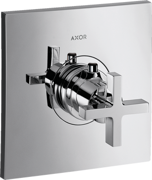 Термостат HighFlow AXOR CITTERIO 39716000, скрытого монтажа, с крестообразной рукояткой 28681 фото