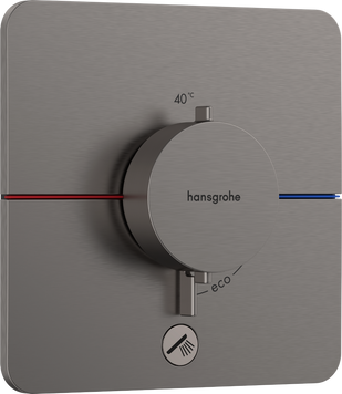 Термостат для душа HANSGROHE SHOWERSELECT COMFORT Q 15589340, черный матовый хром 800004488 фото