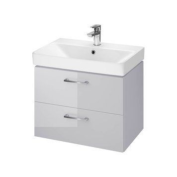 Тумба с умывальником CERSANIT LARA MILLE S801-358, B386 SLIM 60, серый 80000003217 фото