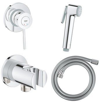 Гигиенический душ со смесителем GROHE BAUCLASSIC UA11104802 99097 фото