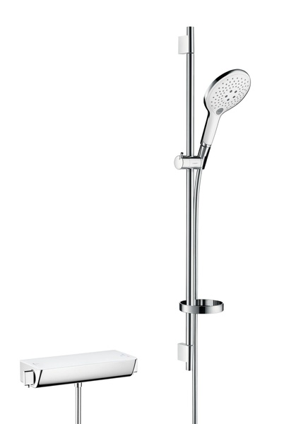 Душовий набір HANSGROHE ECOSTAT SELECT/RAINDANCE SELECT 27037400, хром з білим 31923 фото