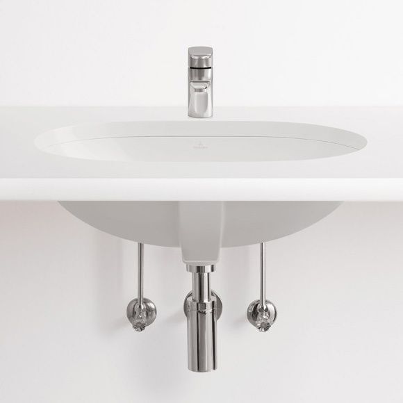Умывальник встроенный VILLEROY & BOCH O.NOVO 416250R1, 53x32, белый 42384 фото