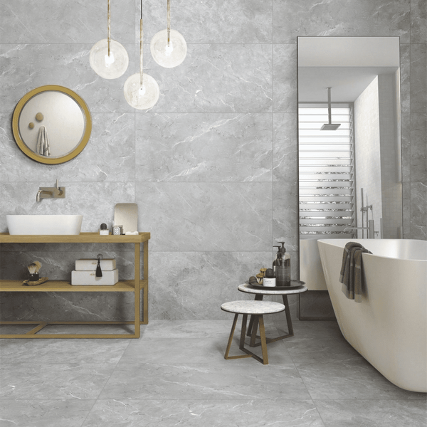 Керамічна плитка INSPIRO Palazzo Light Grey PZ12603, 600x1200 80440 фото