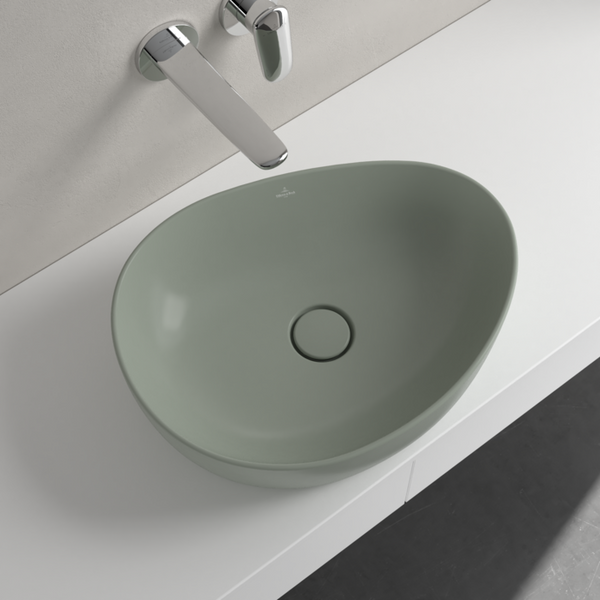 Умивальник на стільницю VILLEROY & BOCH ANTAO 4A7351R8, 51x40см, Ceramic Plus, зелений 800005687 фото
