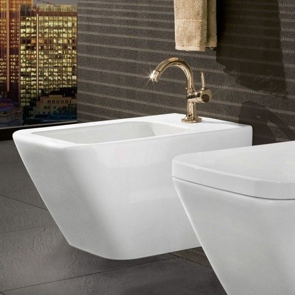 Биде подвесное VILLEROY & BOCH FINION 446500R1, белый 58616 фото