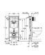 Інсталяція для унітаза GROHE RAPID SL 38772SH0 95750 фото 2