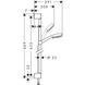 Гарнитур душевой HANSGROHE MYCLUB 26755400 61104 фото 2