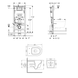Набір інсталяція GEBERIT 458.103.00.2 DUOFIX Basic з унітазом IMPRESE DOBRY Twist c06822200 Twist, без клавіші 102333 фото 2