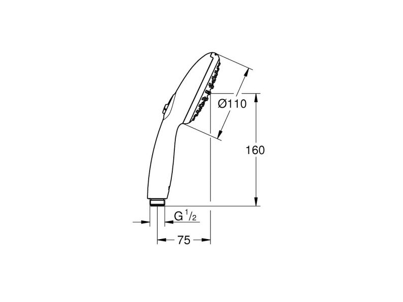 Лейка ручного душа GROHE TEMPESTA 110 26161003 95714 фото