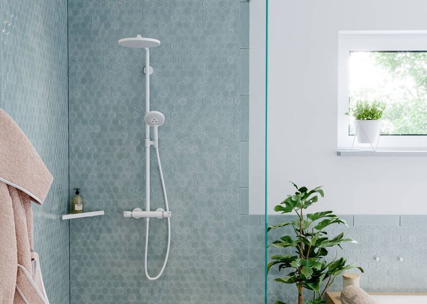 Полиця для ванної кімнати HANSGROHE ADDSTORIS 41741000 81457 фото