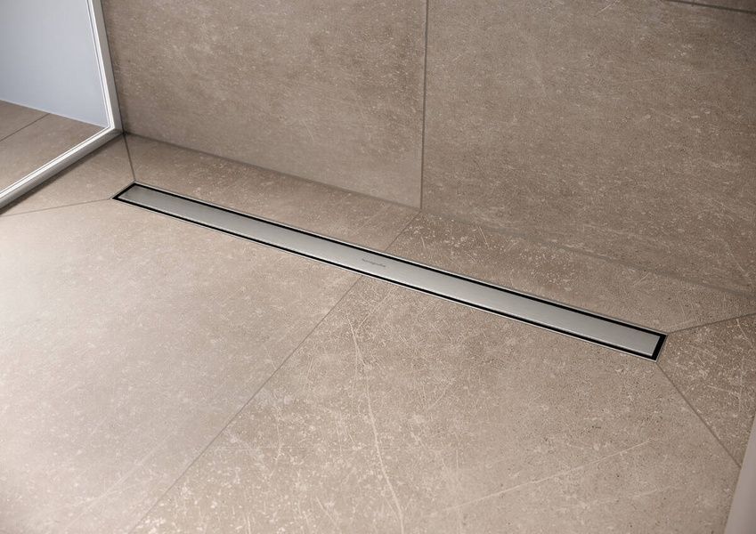 Монтажний комплект для плоского встановлення HANSGROHE RAINDRAIN COMPACT 56173000, нержавіюча сталь 800004288 фото