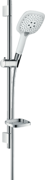 Душевой набор с душевой штангой и мыльницей HANSGROHE RAINDANCE SELECT 27856400, хром с белым 41906 фото