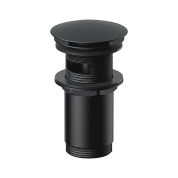 Донний клапан CERSANIT S951-701, Click-Clack, чорний 800001635 фото