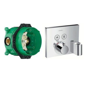 Смеситель скрытого монтажа HANSGROHE SHOWER SELECT 15765000+01800180 76745 фото