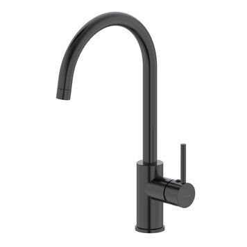 Смеситель для кухни IMPRESE ARGO-S f03409010CB, черный матовый 93958 фото
